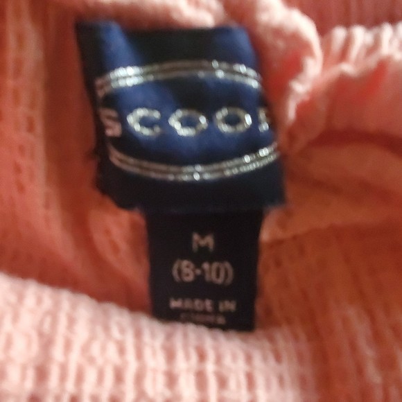 Scoop Sundress Swim Cover High-Low Midi Gauzy Tank Shift Dress M - Picture 4 of 5